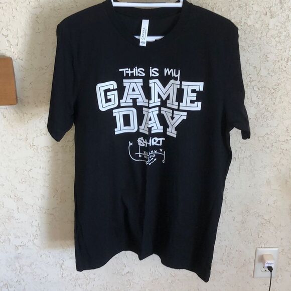 Bella Canvas Tops - Bella + Canvas Graphic Tee “This is my GAME DAY SHIRT”